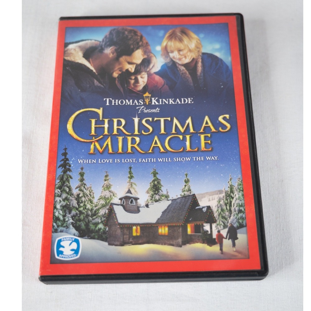 Thomas Kinkade Christmas Miracle DVD Movie Holiday Family Excellent Drama